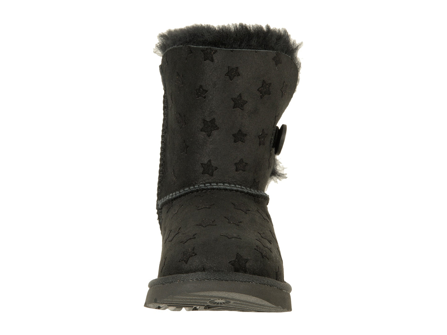 UGG Bailey Button II Stars Youth Boot - Black | Size 6 Youth / 7 Women