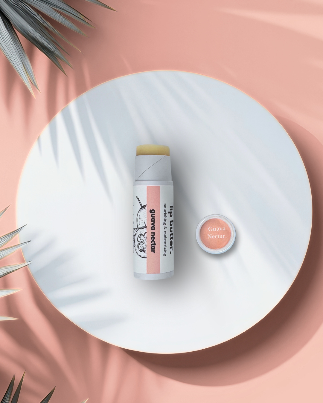 Guava Nectar Lip Butter - Hydrating Natural Tropical Lip Balm