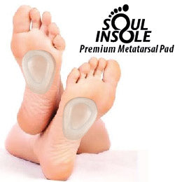 Soul Insole Metatarsal Pads - Reusable Ball of Foot Cushions