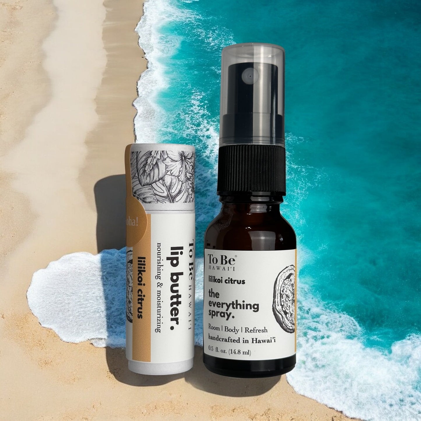 Lilikoi Citrus Goodie Bag - Lip Balm & Spray Set