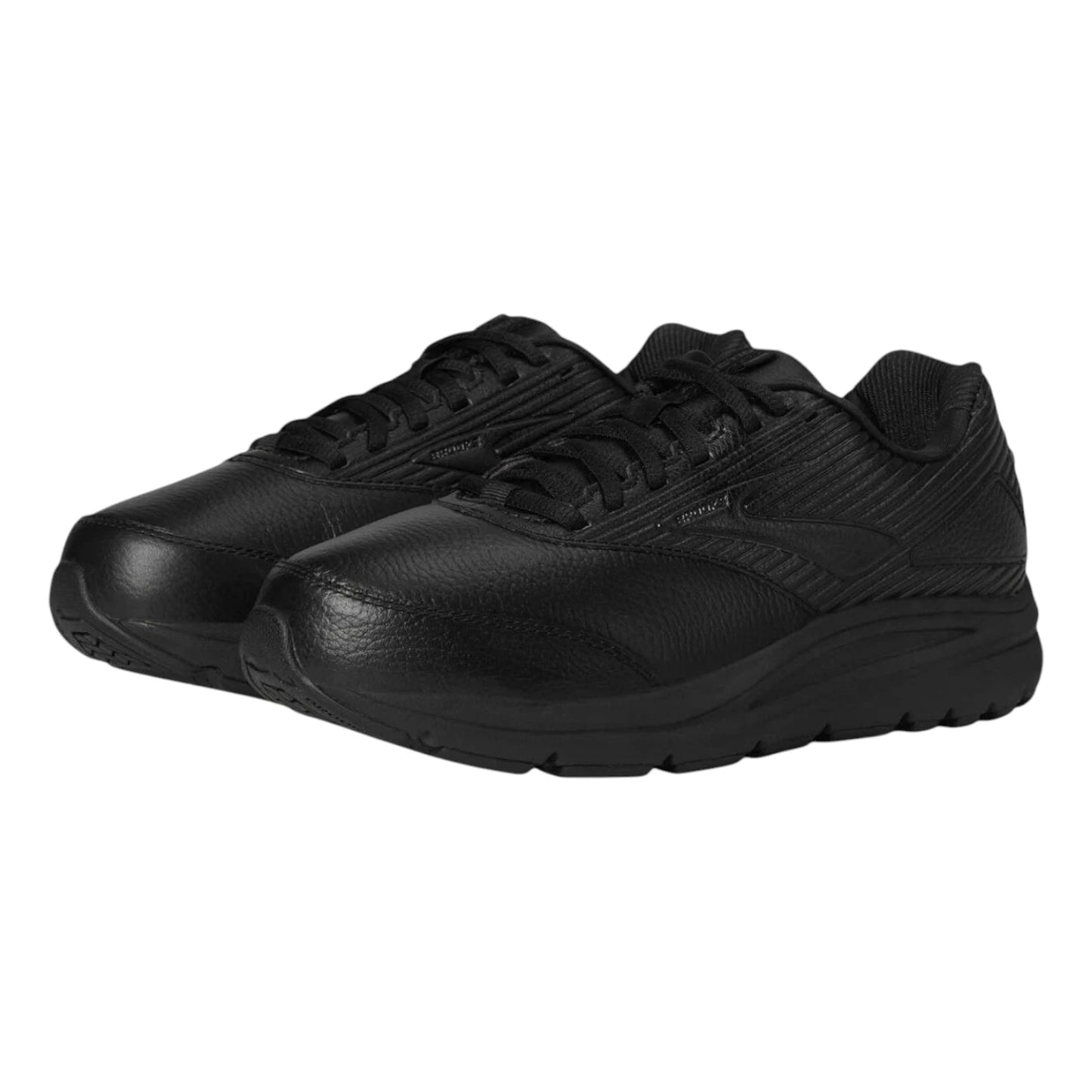 Brooks Addiction Walker 2 Black Women's Leather Sneaker