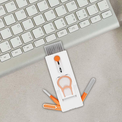 11-in-1 Electronics Cleaning Kit – Pen-Style Cleaner for Earbuds, Phones & KeyboardsClear White2