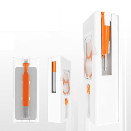 11-in-1 Electronics Cleaning Kit – Pen-Style Cleaner for Earbuds, Phones & KeyboardsClear White8