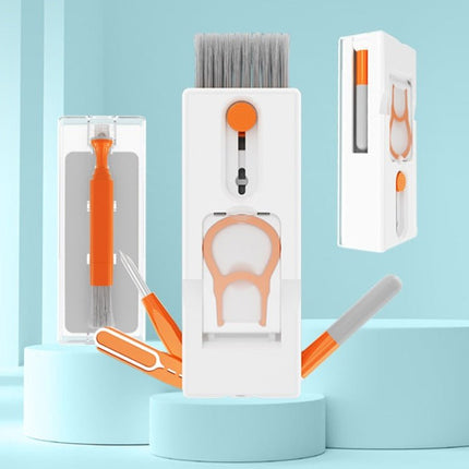 11-in-1 Electronics Cleaning Kit – Pen-Style Cleaner for Earbuds, Phones & KeyboardsClear White1