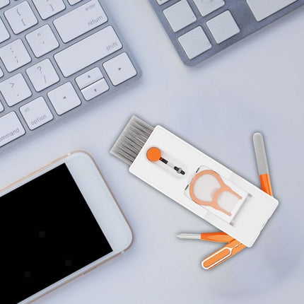11-in-1 Electronics Cleaning Kit – Pen-Style Cleaner for Earbuds, Phones & KeyboardsClear White5