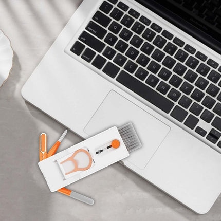 11-in-1 Electronics Cleaning Kit – Pen-Style Cleaner for Earbuds, Phones & KeyboardsClear White6