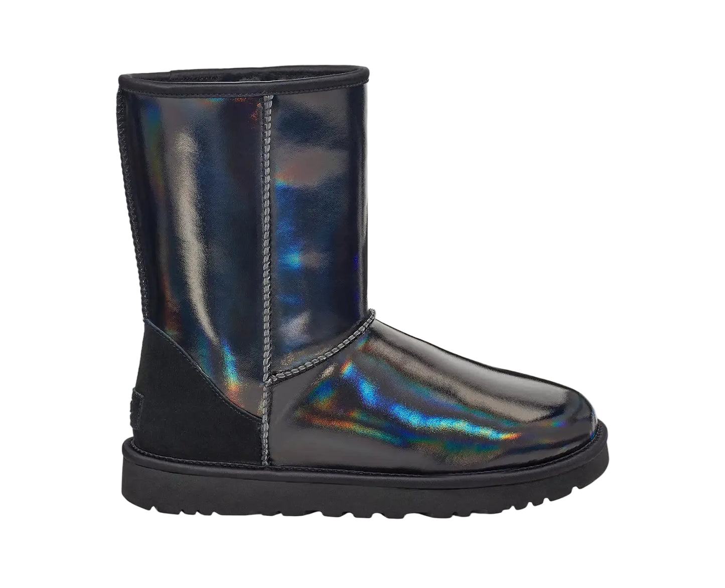 UGG Classic Short Iridescent Women's Boot - Black | Size 9
