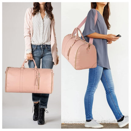Foldable garment duffle bag – carried by shoulder strap