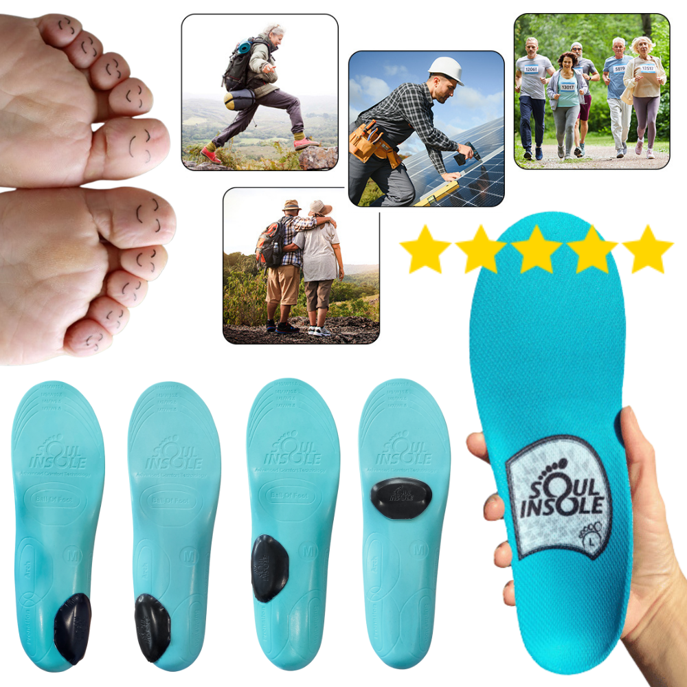 Soul Insole Instant Custom Soft Orthotic - Customizable Insoles