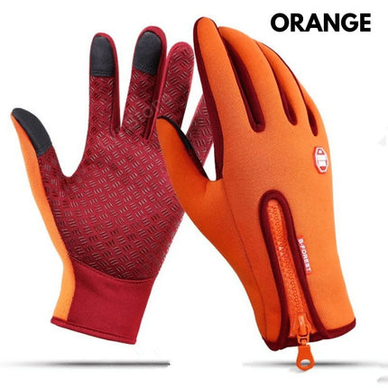 Touch screen winter gloves – orange