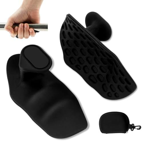 Weightlifting grip pads, non-slip rubber hand grips – image 7