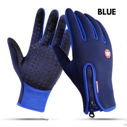 Touch screen winter gloves – blue
