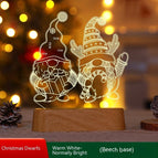 Gnome – Wood Base / Warm White