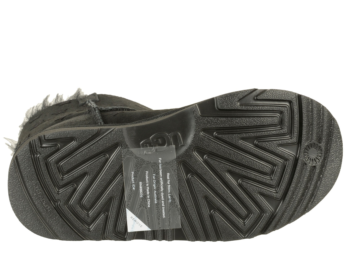 UGG Bailey Button II Stars Youth Boot - Black | Size 6 Youth / 7 Women