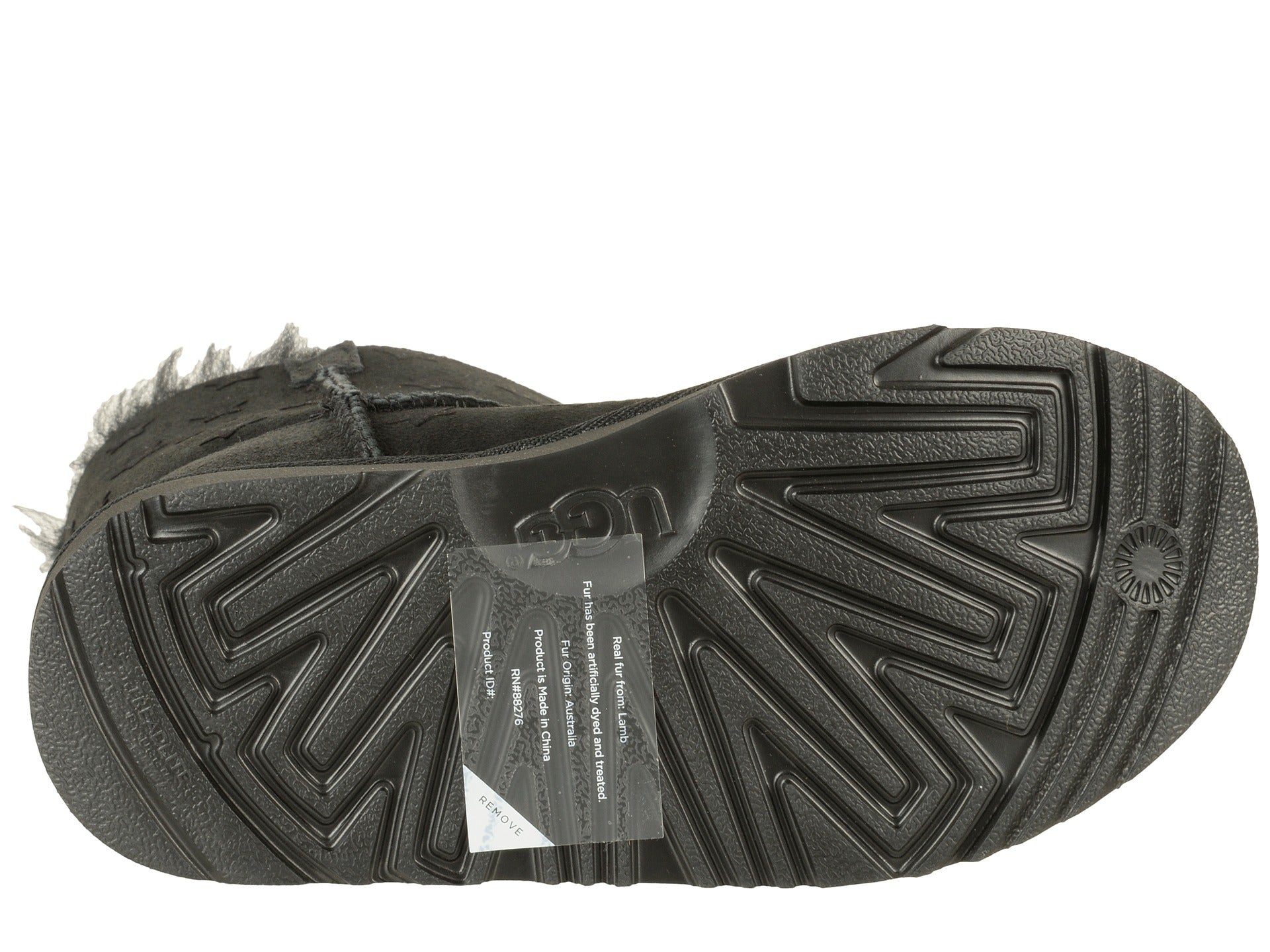 UGG Bailey Button II Stars Youth Boot - Black | Size 6 Youth / 7 Women