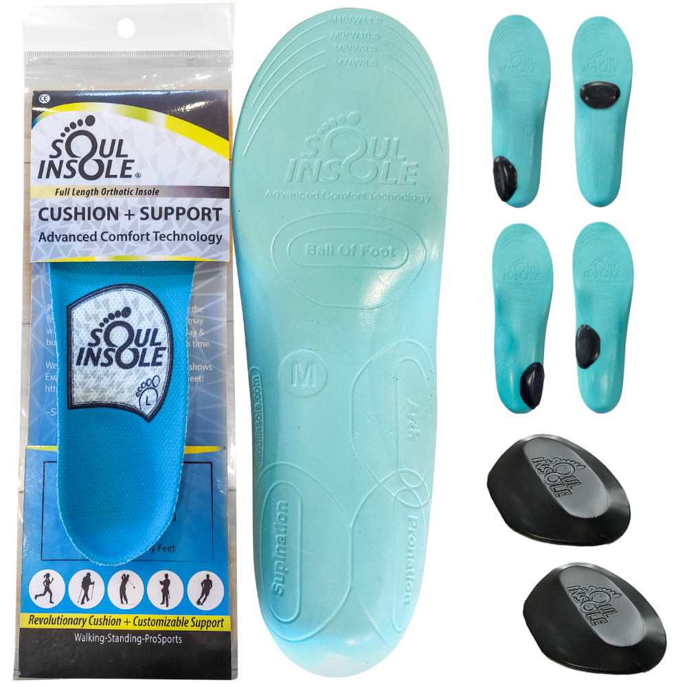 Soul Insole Instant Custom Soft Orthotic - Customizable Insoles