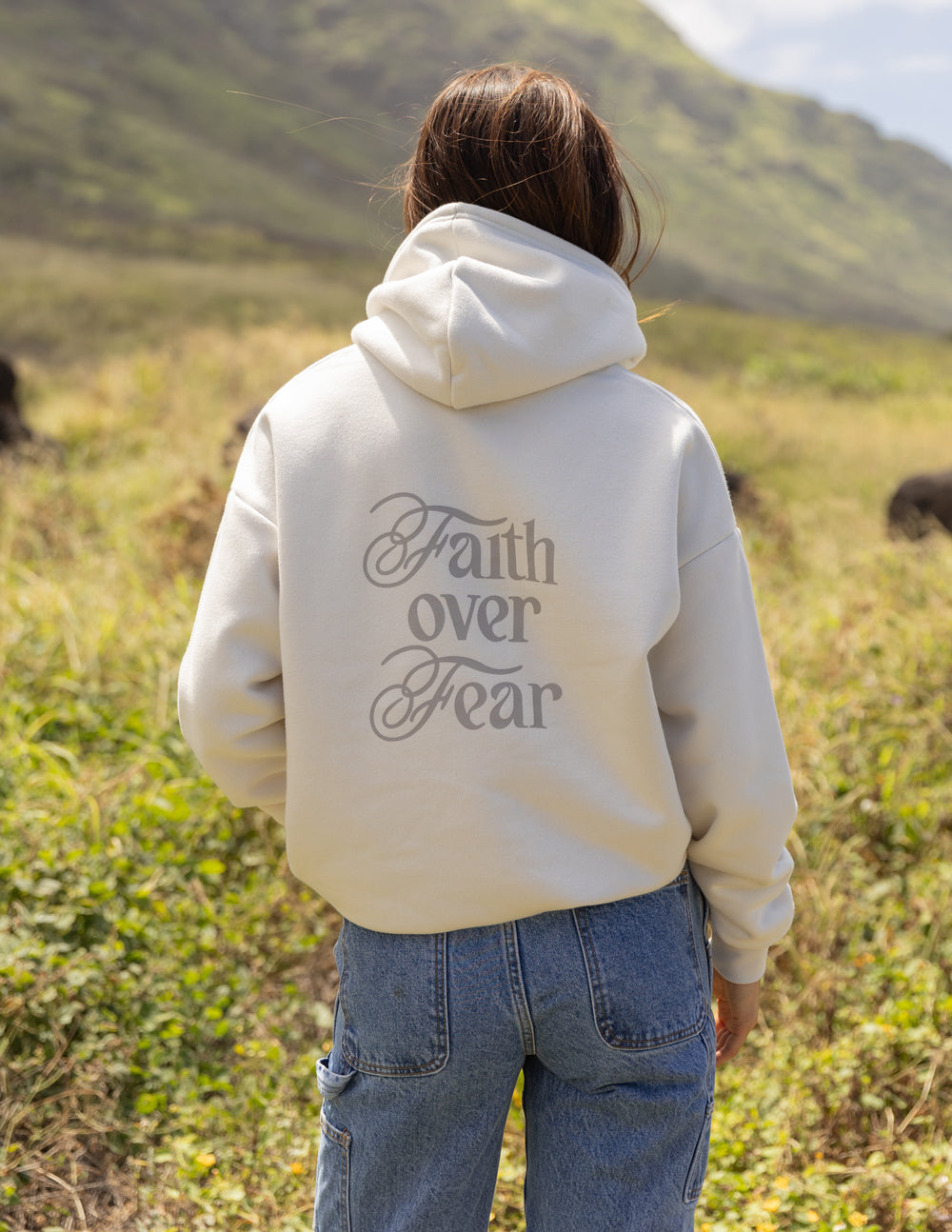Elevated Faith Faith Over Fear Unisex Hoodie - Early Frost
