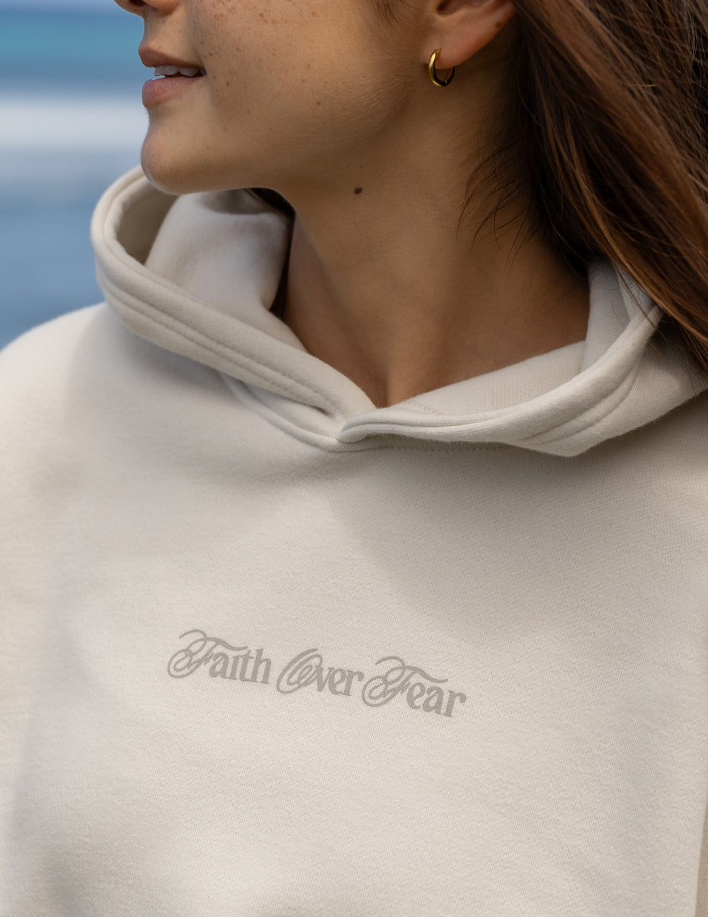 Elevated Faith Faith Over Fear Unisex Hoodie - Early Frost
