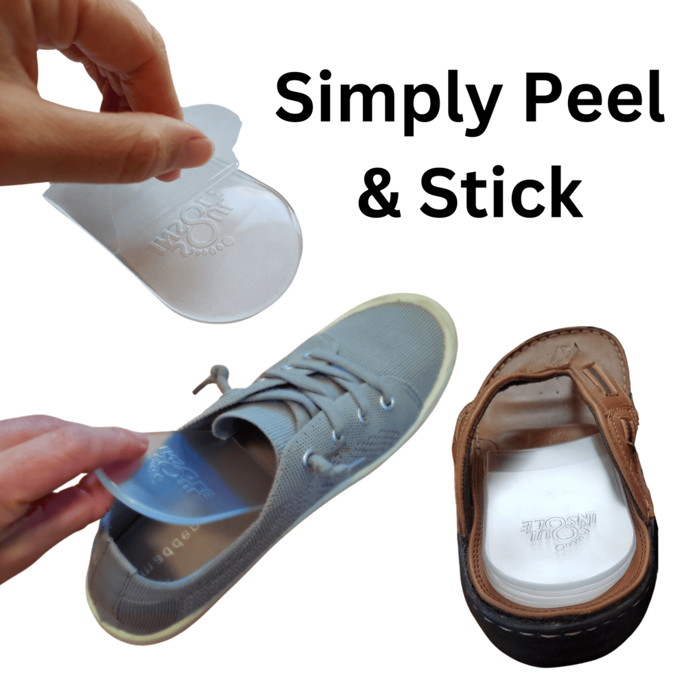 Soul Insole Heel Lifts - Gel Cushions for Leg Length Discrepancy