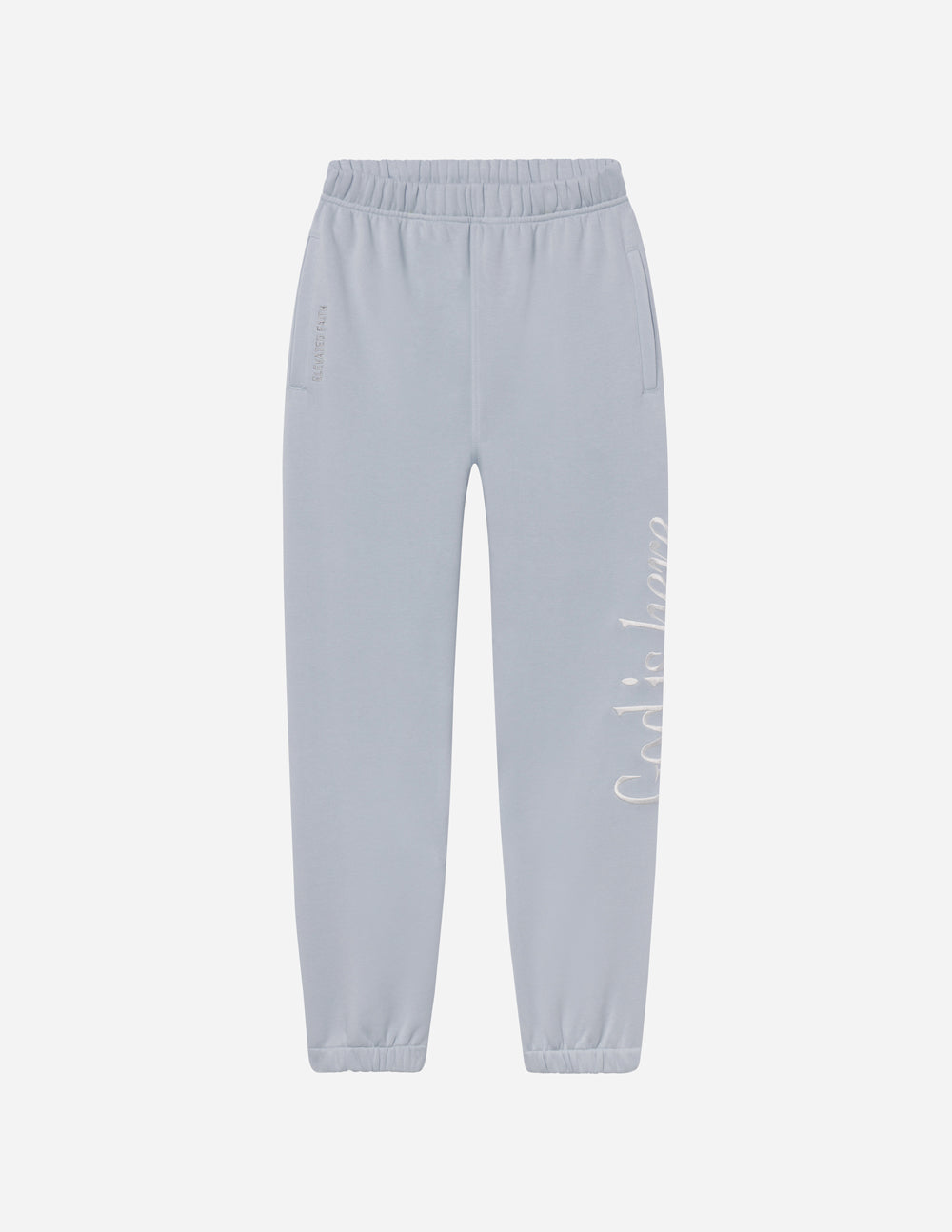 Elevated Faith God Is Here Unisex Sweatpant - Pearl Blue