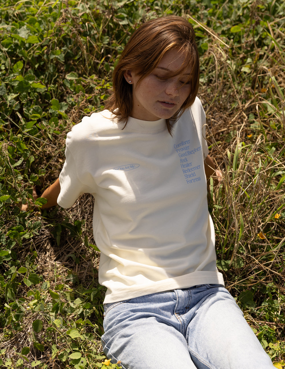 Elevated Faith God Is My Everything Unisex Tee - Warm Vanilla