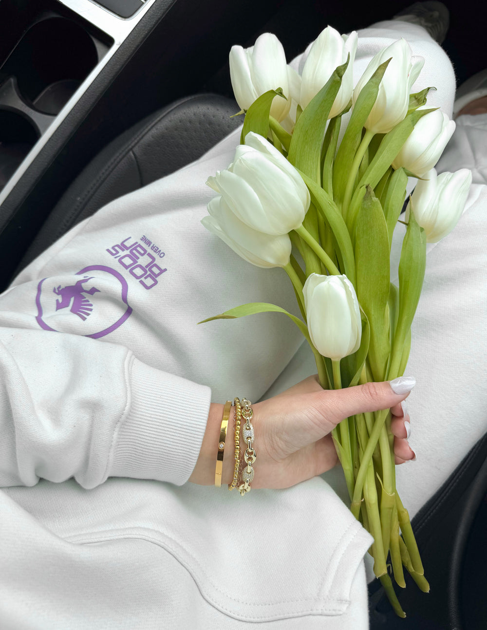 Elevated Faith God's Plan Racing Unisex Sweatpant - Icicle