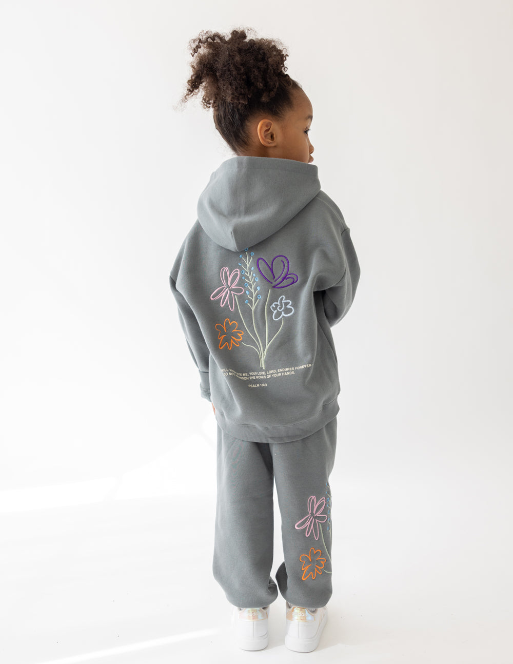 Elevated Faith God's Still Working Kids Hoodie - Eggplant 6Y