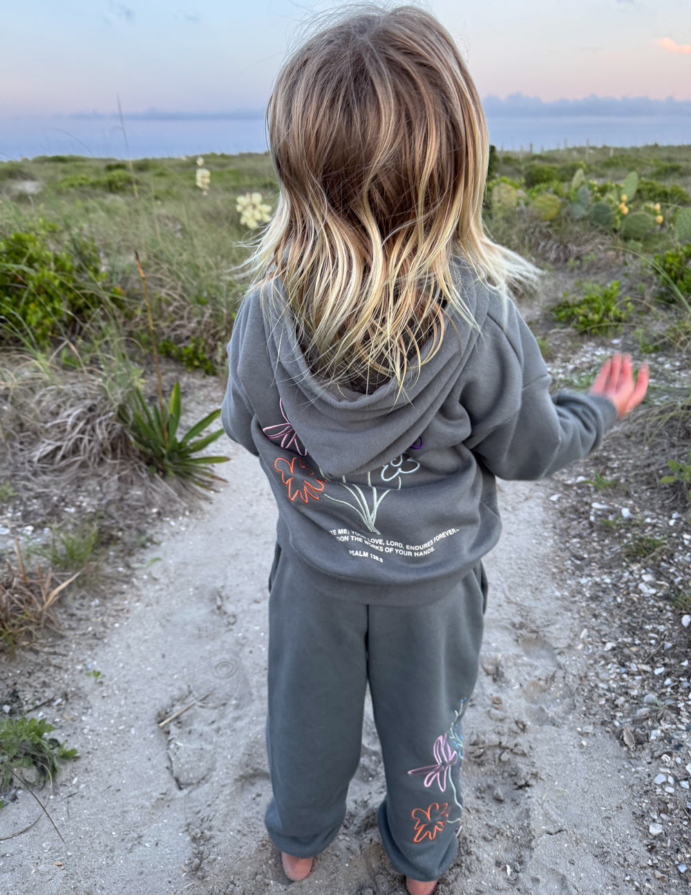 Elevated Faith God's Still Working Kids Hoodie - Eggplant