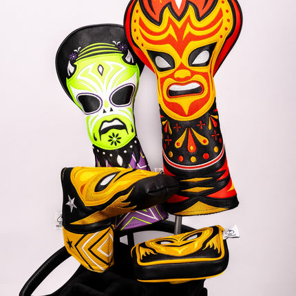 Lucha Libre Mask - Mallet Putter Cover