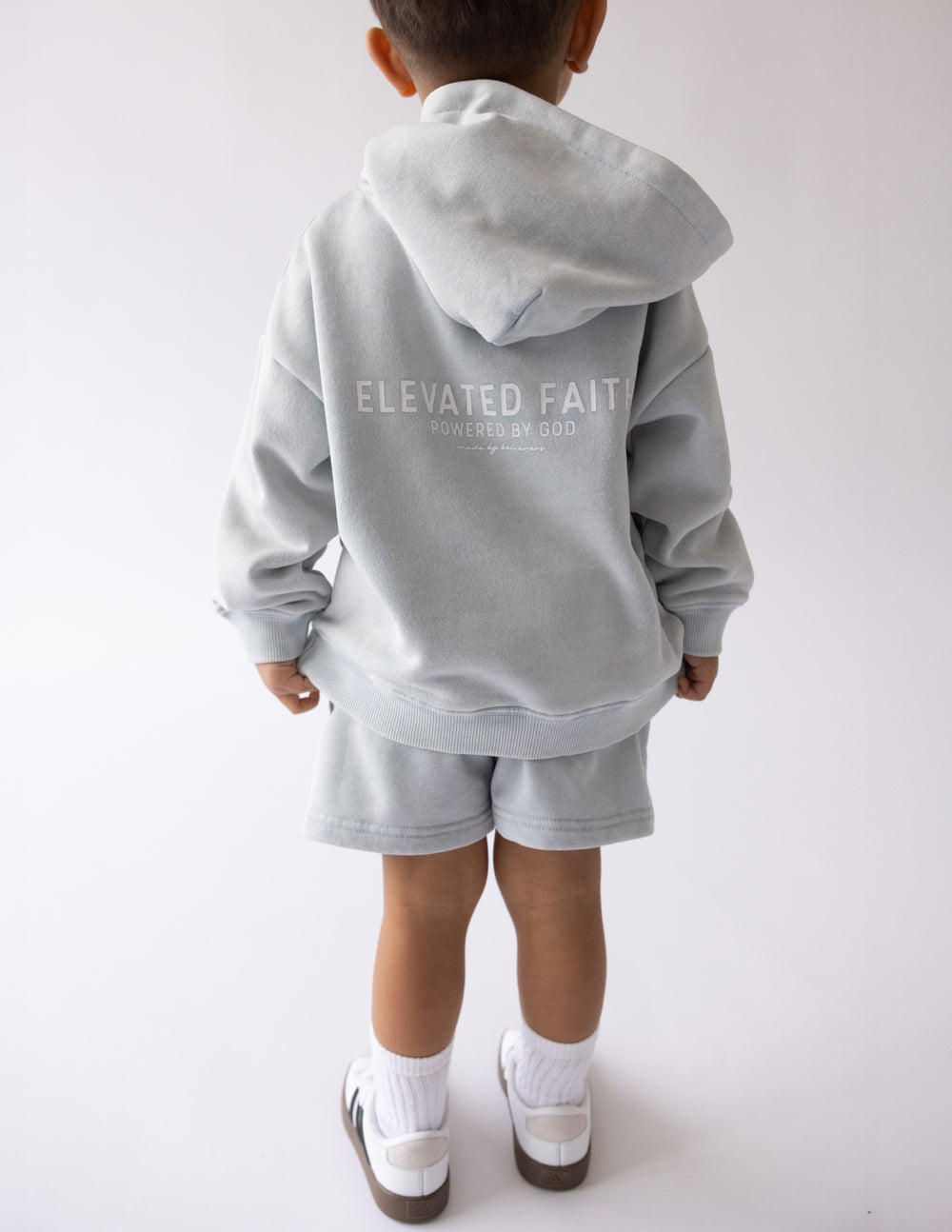 Elevated Faith Kingdom Club Blue Kids Hoodie - Open Air