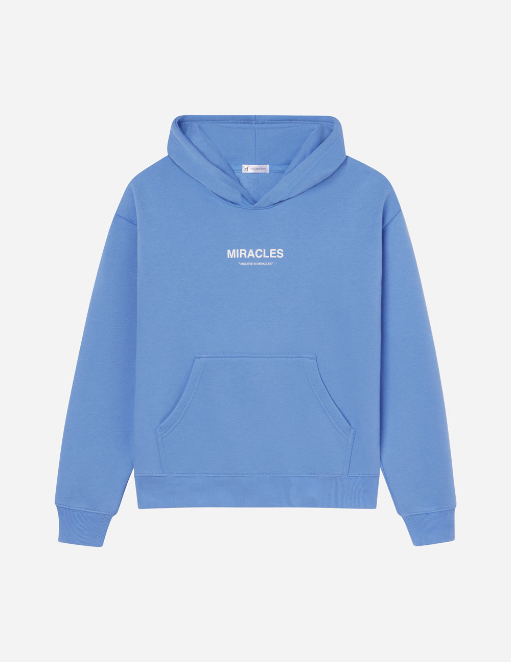 Elevated Faith Miracles Blue Unisex Hoodie - Psalm 77:14 Christian Sweatshirt