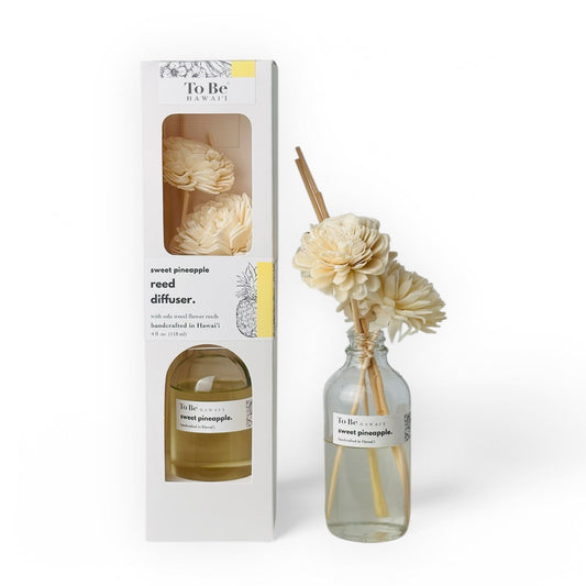 Sweet Pineapple Reed Diffuser - To Be Hawai'i 4oz