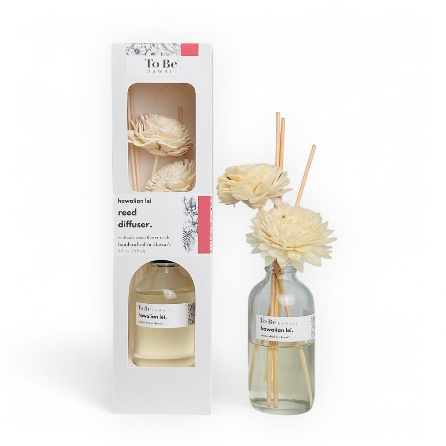 Hawaiian Lei Reed Diffuser - To Be Hawai'i 4oz