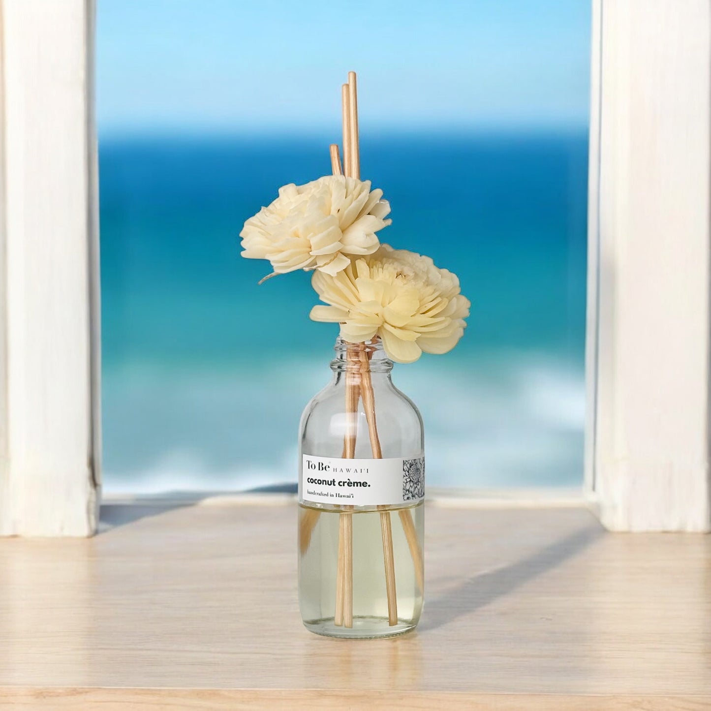 Coconut Crème Reed Diffuser - To Be Hawai'i 4oz