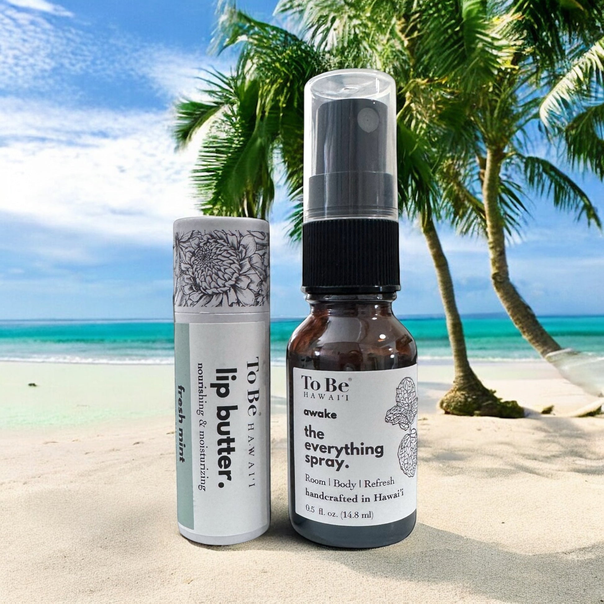 Fresh Mint Goodie Bag - Lip Balm & Spray Set