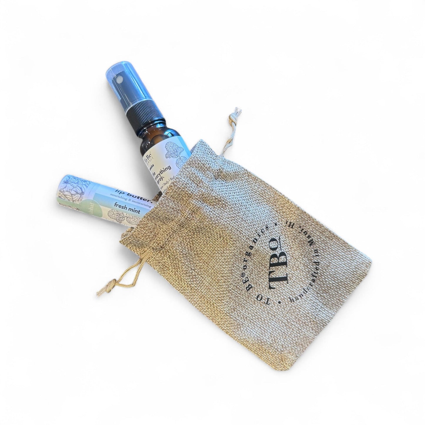 Fresh Mint Goodie Bag - Lip Balm & Spray Set