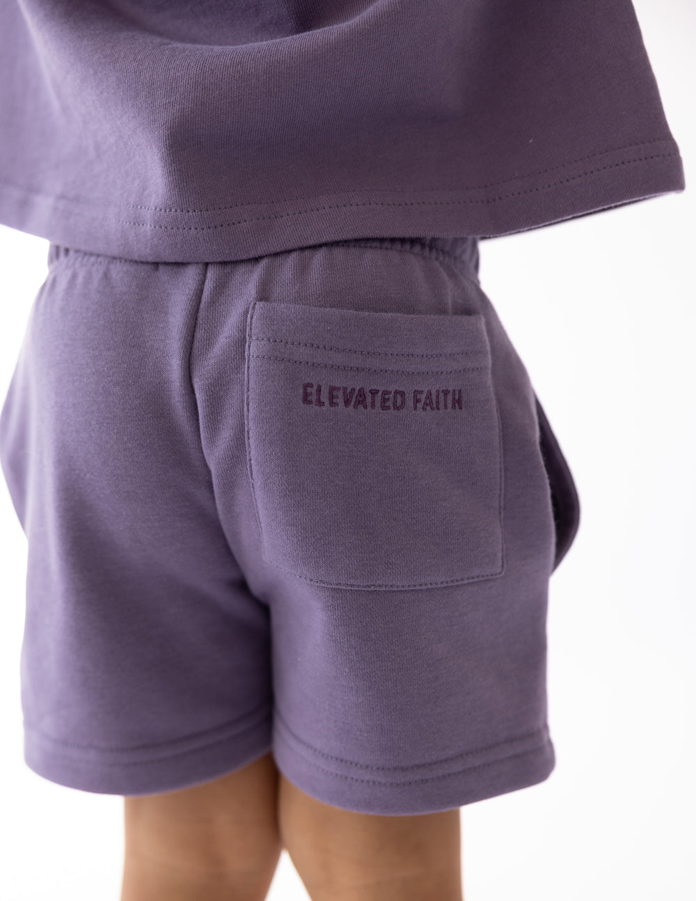 Elevated Faith Prayer Works Kids Short - Christian Youth Shorts