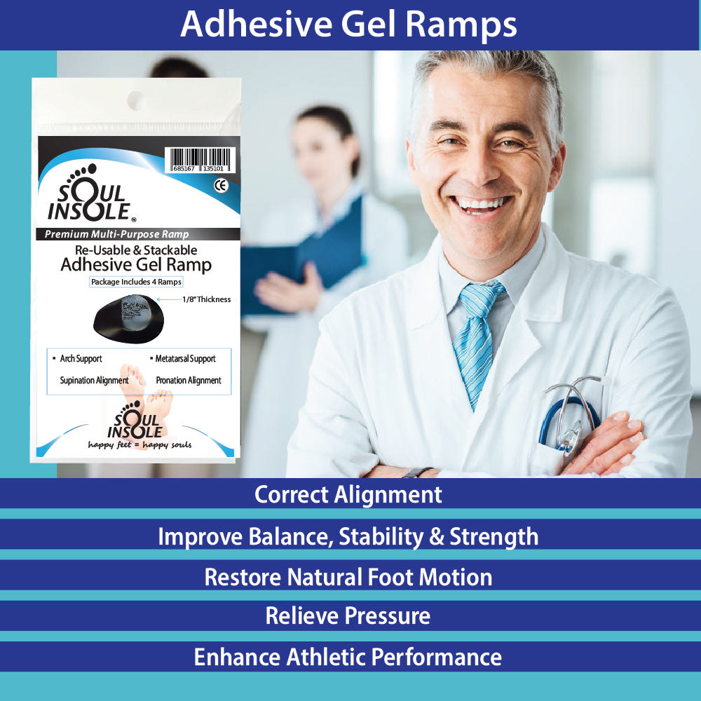 Soul Insole Stackable Gel Ramps - Multi-Position Foot Support