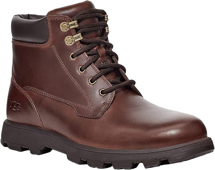 UGG Senton Men's Boot - Chestnut Brown Waterproof Leather | Size 13