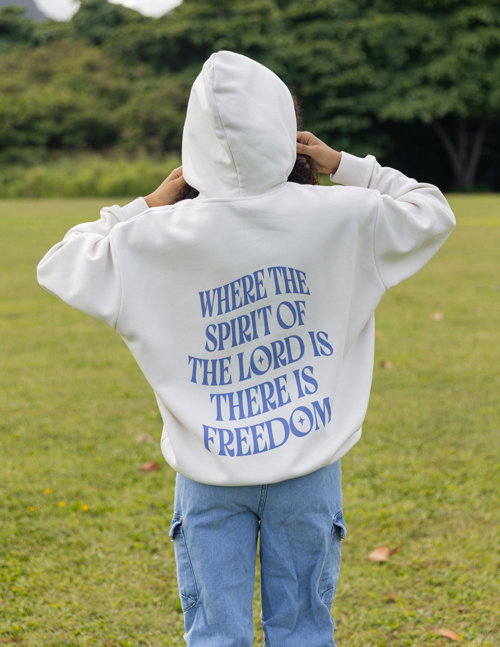 Elevated Faith Spirit of the Lord Nimbus Cloud Unisex Hoodie - 2 Corinthians 3:17