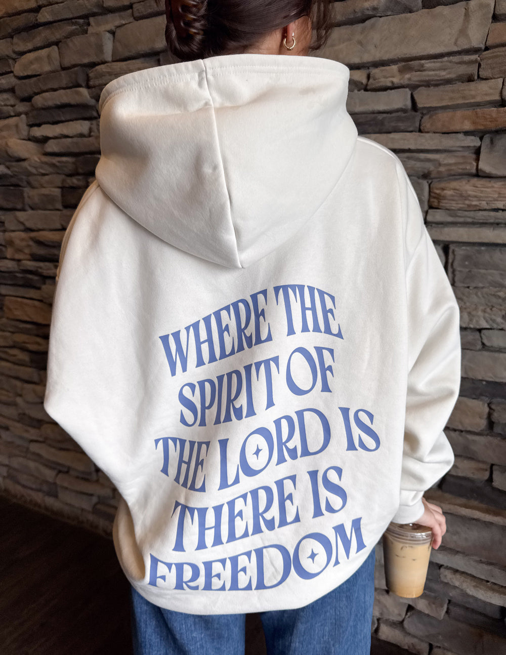 Elevated Faith Spirit of the Lord Nimbus Cloud Unisex Hoodie - 2 Corinthians 3:17