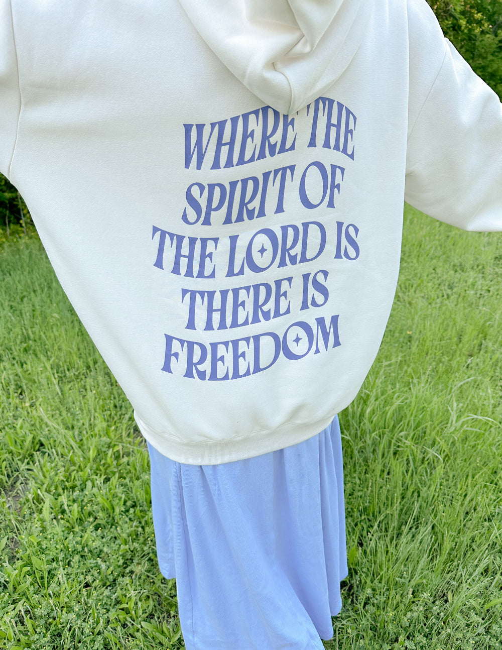 Elevated Faith Spirit of the Lord Nimbus Cloud Unisex Hoodie - 2 Corinthians 3:17