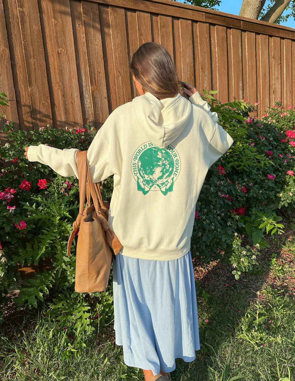 Elevated Faith This World Is Not Your Home Unisex Hoodie - Egret