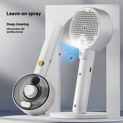 Pet steam spray grooming brush – view 5