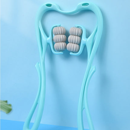 Manual 6-wheel neck massager roller – view 5