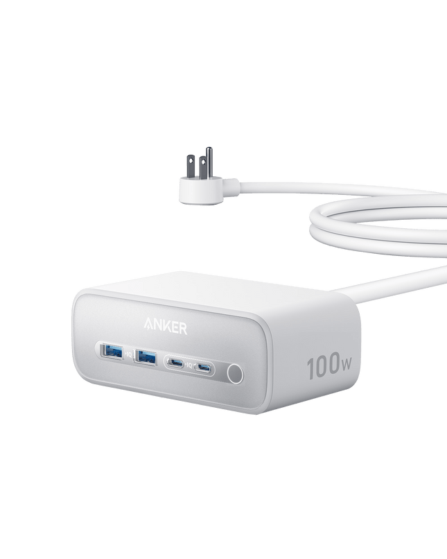 Anker 7-in-1 USB-C Charging Station 100W BOA White