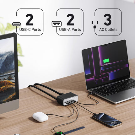 Anker 7 - in - 1 USB - C Charging Station (100W) BOA Black