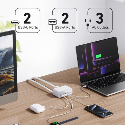 Anker 7 - in - 1 USB - C Charging Station (100W) BOA White