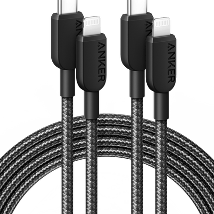 Anker <b>310</b> USB - C to Lightning Cable (6 ft, 2 - Pack)