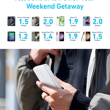 Anker <b>313</b> Power Bank (PowerCore 10K) White